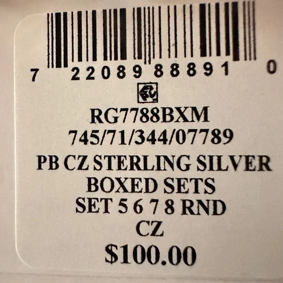 Giani Bernini Sterling Silver Round Stud Earrings - Four Pair - Picture 5 of 8